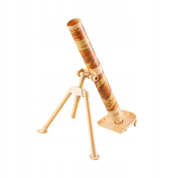 Mortar Launcher Play Set Interactive games with sound Soft foam Yellow