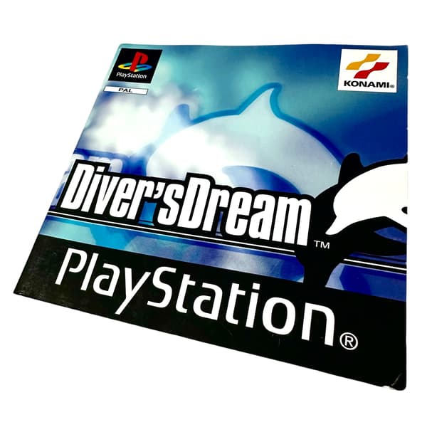 Diver's Dream | PS1 | PSX | PLAYSTATION 1 | MANUAL | INSTRUCTIONS
