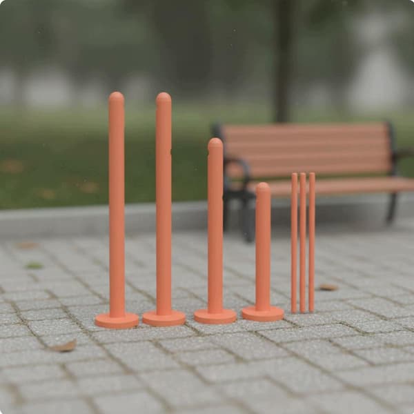 Model: White Horizontal Bar