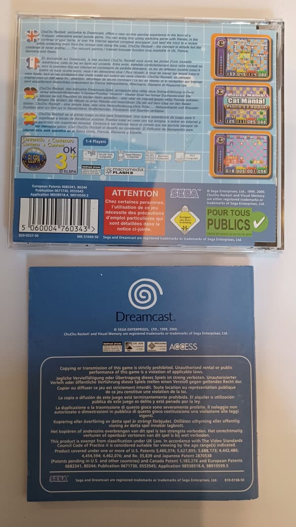 Chuchu Rocket!, Sega Dreamcast, see description