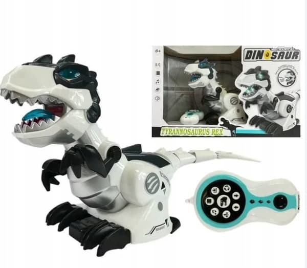 Battery-operated, remote-controlled T-Rex dinosaur