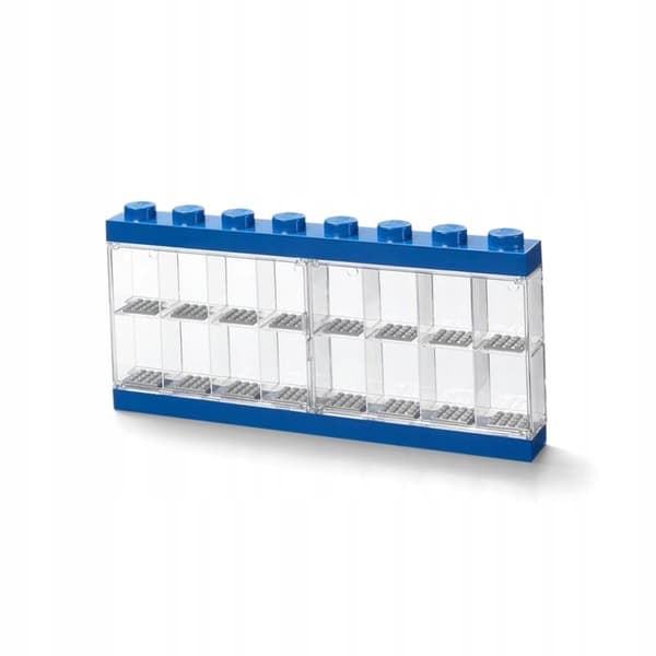 LEGO® MINIFIGURE DISPLAY CASE 16 – BLUE
