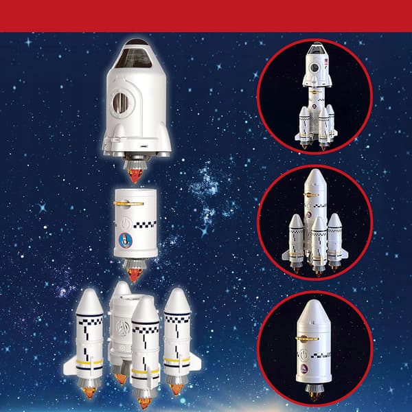 SPACE ROCKET FOR CHILDREN WITH A PROJECTOR AND SOUND EFFECTS – A GIFT