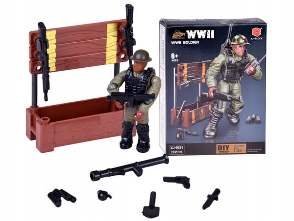 BUILDING BLOCKS: SOLDIER FIGURINE – BUILD-YOUR-OWN MODEL