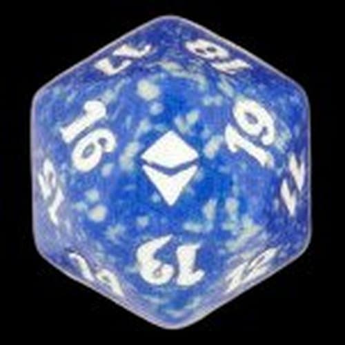Magic: The Gathering Blue Zendikar D20 Die