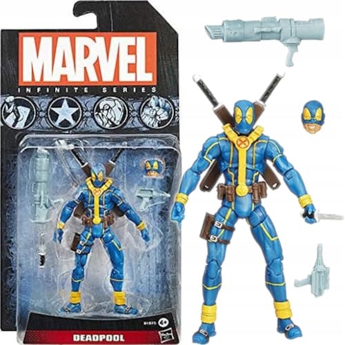 MARVEL INFINITE SERIES HASBRO ORIGINAL ARTICULATED DEADPOOL FIGURE 10cm