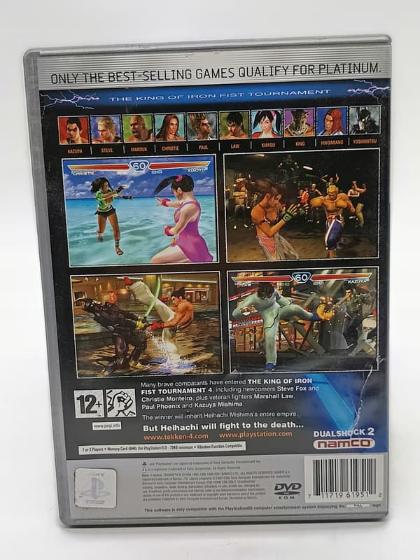 TEKKEN 4 PLATINUM for Sony PlayStation 2 (PS2)