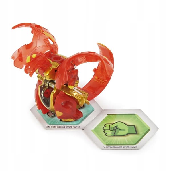 BAKUGAN EVOLUTIONS PLATINUM DRAGONOID FIGURINE