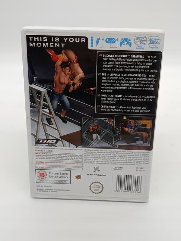 WWE SmackDown vs. Raw 2011 Nintendo Wii boxed version