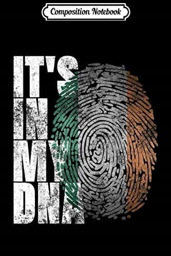 Composition Notebook: Italian-Irish Shamrock, St Patrick’s Day, Italian Flag
