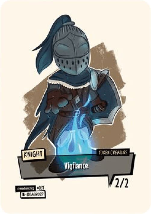 Magic: The Gathering Knight Token