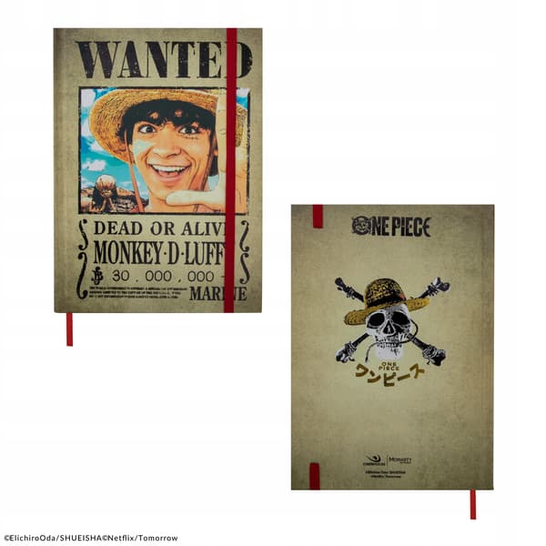 Luffy poster hardback notebook, One Piece