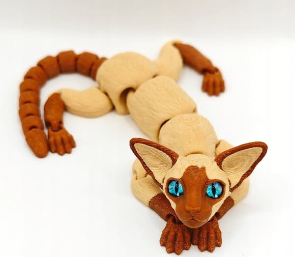 ORIENTAL KITTEN MOVING 3D STRESS-RELIEF TOY