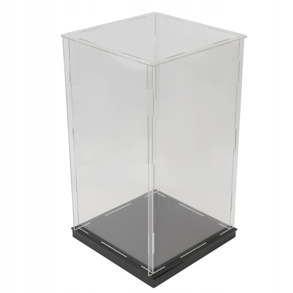 1 STUFF STURDY BLACK ACRYLIC DISPLAY CASE FOR COLLECTIONS