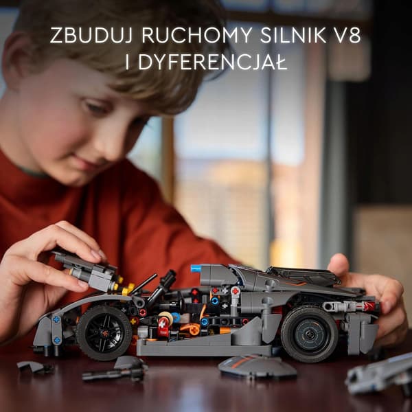 LEGO Technic Grey Koenigsegg Jesko Absolut Hypercar