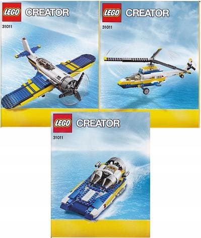 LEGO PAPER INSTRUCTIONS – Creator Aviation Adventures 31011 2013