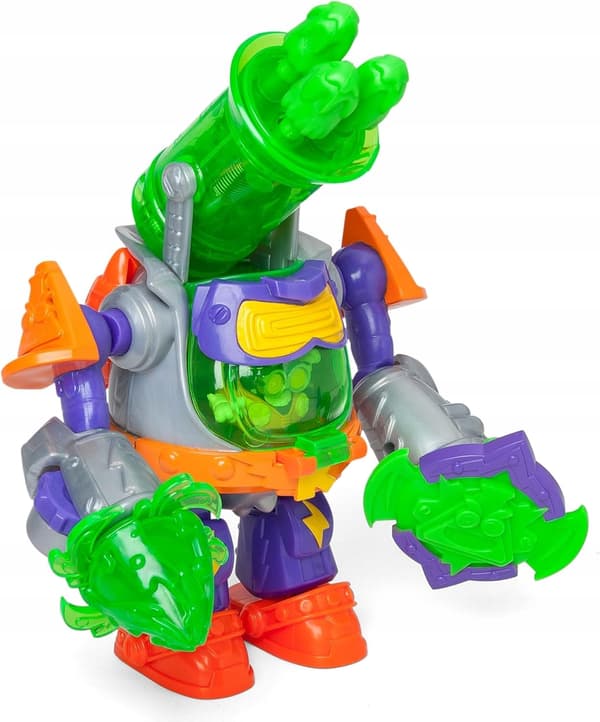 ROBOT WITH ACCESSORIES, 1 EXCLUSIVE FIGURINE AND 3 PROJECTILES