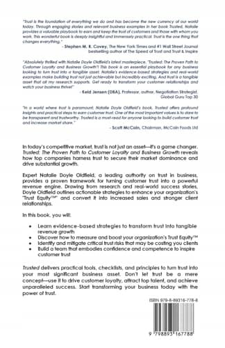 Doyle Oldfield, Natalie Trusted: The Proven Path to Customer Loyalty and Bu