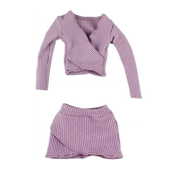1:6 Scale Basic Crop Top Costume, Women’s Figure, purple