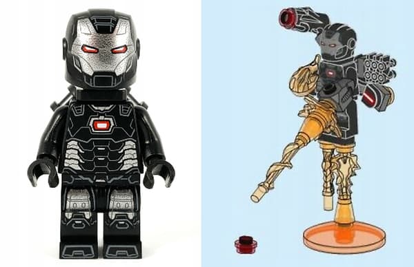 Lego minifigure @@@ WAR MACHINE sh646 @@@ from set 76153