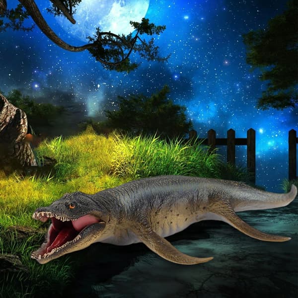 Realistic, large educational deep-sea marine dinosaur toy model: Kronosaurus