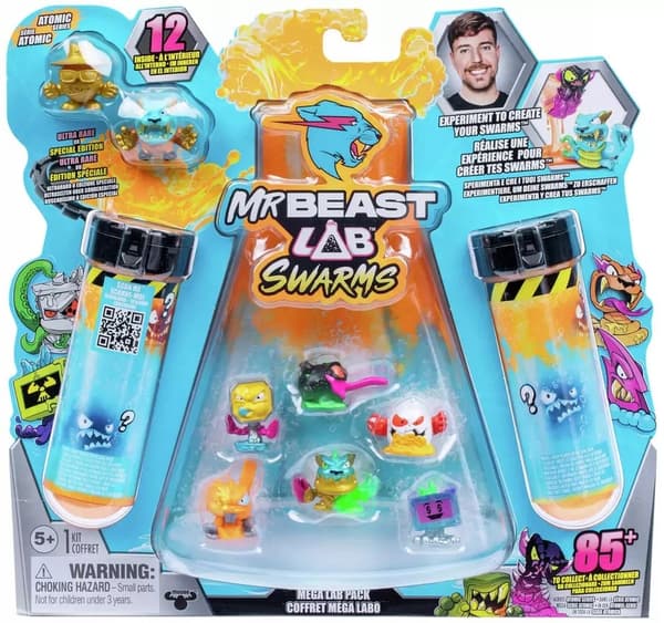 Mr. Beast Mega Lab Swarms 12-Pack Figurine Set – MrBeast Laboratory