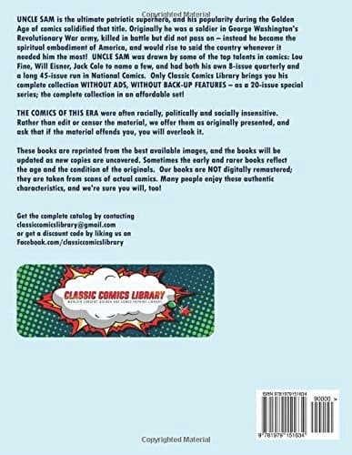 Uncle Sam Comics #2: Email Request – Classic Comics Library Catalogue