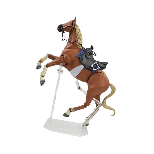 Pony figurine – Action figure model, poseable, home décor – Yellow