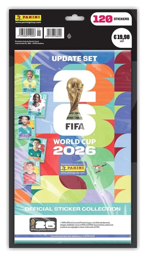 FIFA WORLD CUP 2026 STICKER COLLECTION UPDATE SET