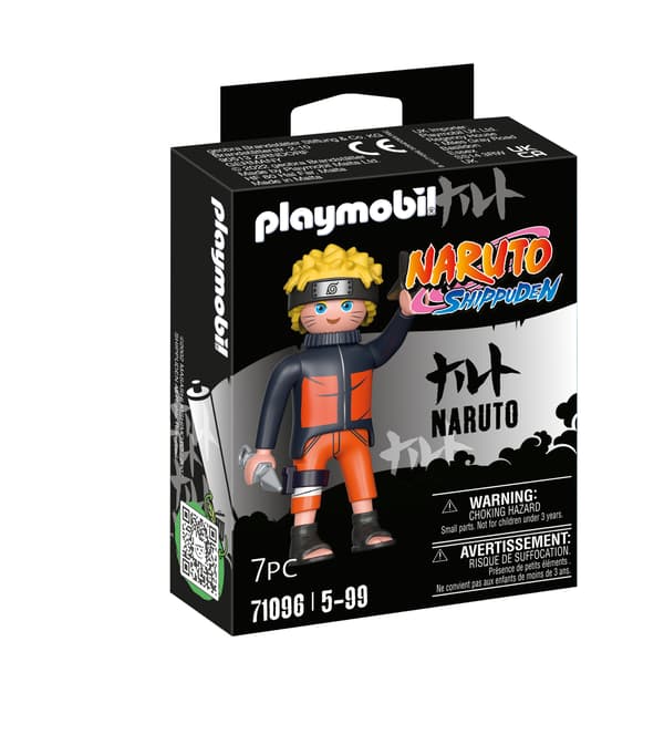 Playmobil 71096 Naruto figurine set with accessories, 7 pieces
