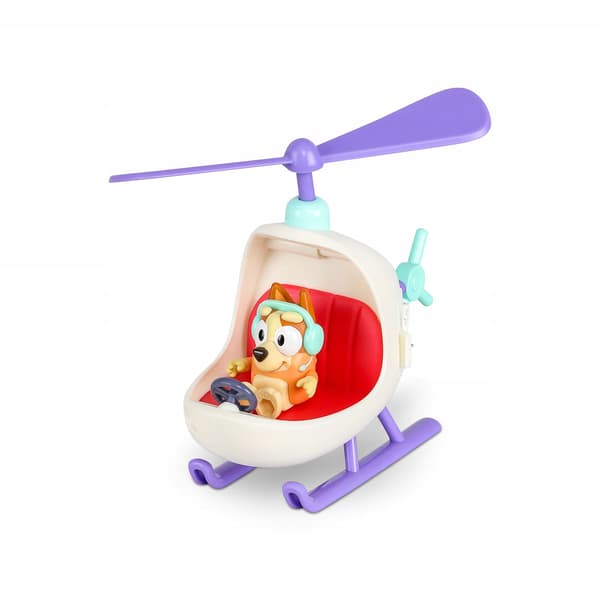 BLUEY HELICOPTER SET + BINGO FIGURE AND ACCESSORIES