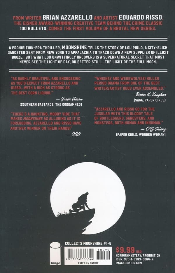 Moonshine Volume 1 by Brian Azzarello