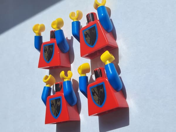 Lego 973p42c01 Castle Torso Figures, 4-pack
