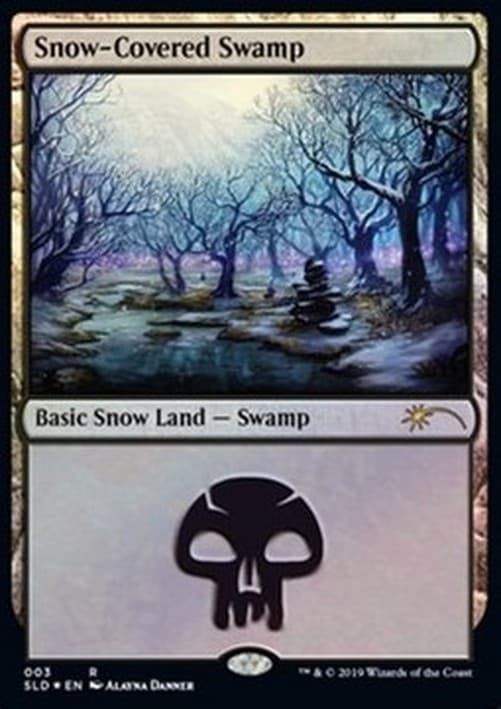 Magic: The Gathering Snow-Covered Swamp