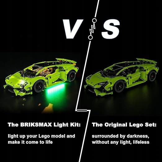 BRIKSMAX Lighting – Compatible with the BX603 LAMBORGHINI HURACAN 42161