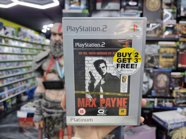 MAX PAYNE PS2 ENGLISH COVER, VERY GOOD CONDITION