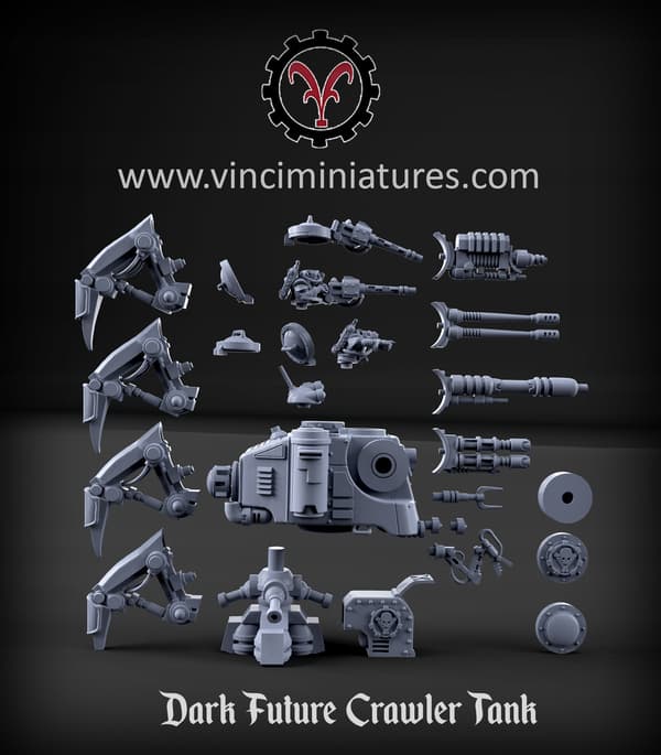 Dark Future Crawler Tank – x1