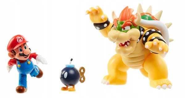 NINTENDO - MARIO VS. BOW ACTION FIGURES ASSORTMENT