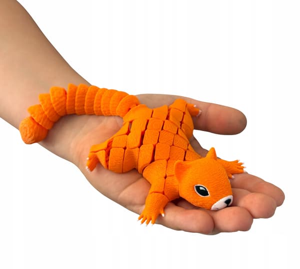 3D Segmented Squirrel – Your movable, stress-relieving friend, a toy