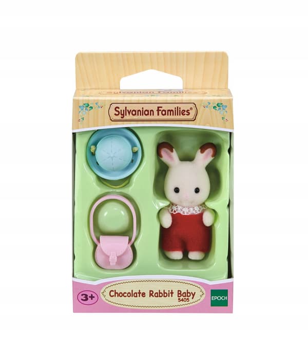 THE RABBIT BABY WITH CHOCOLATE EARS