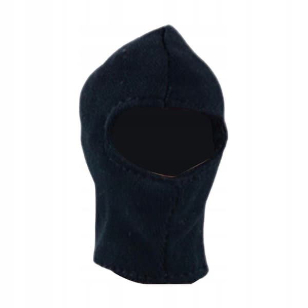 1:6 Face mask Props Pretend Play Action figure accessory Miniature, black