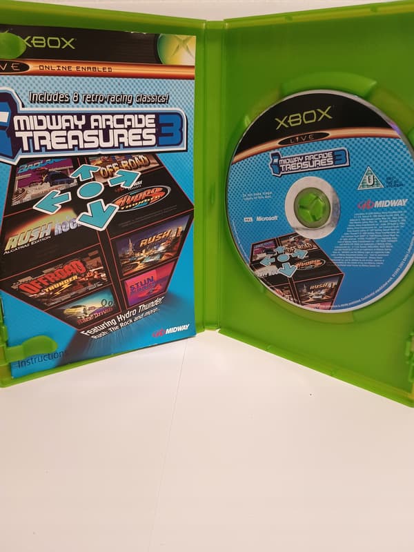 Midway Arcade Treasures 3 for Xbox (English version), complete set (1)