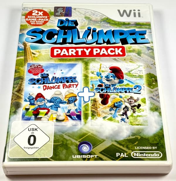The Smurfs Party Pack for Nintendo Wii