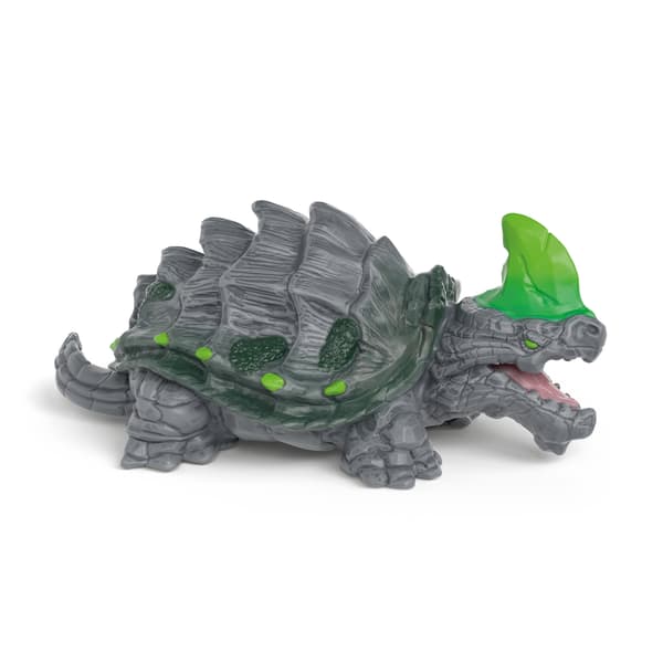 SCHLEICH Eldrador Creatures - Stone Snapper Toy - Snapping Turtle Beast Figure