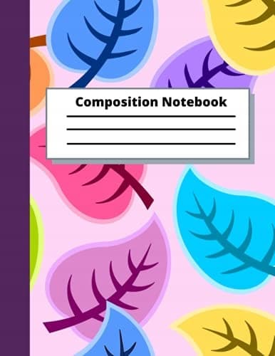 Composition Notebooks: College Ruled: Cute Floral Composition Notebook for