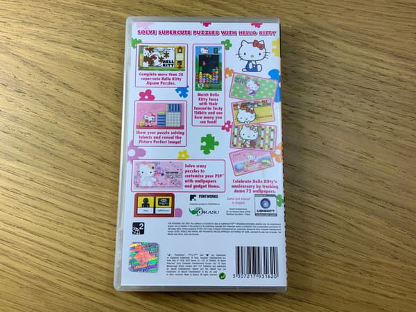 HELLO KITTY PUZZLE PARTY CD – very good+ condition, complete PSP set