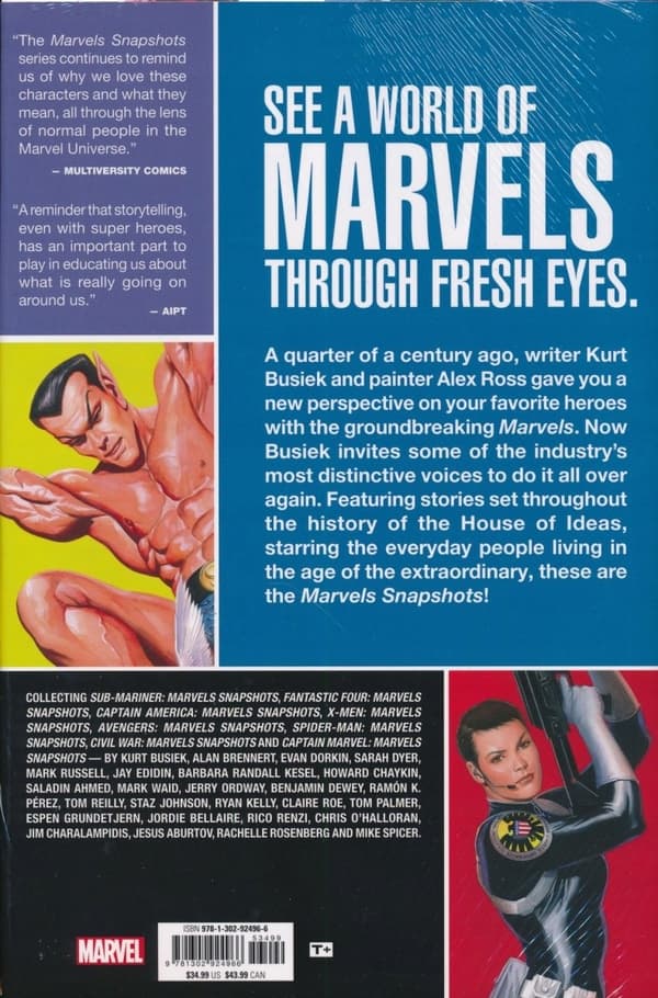MARVELS SNAPSHOTS Hardback