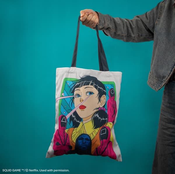 Character-themed fabric bag, Squid Game
