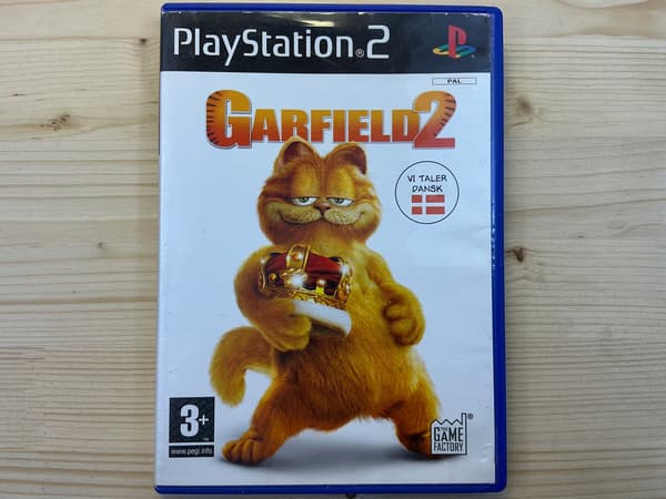 GARFIELD 2 disc, very good condition, PS2