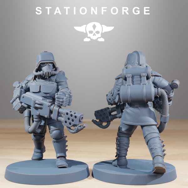 Grimguard Commandos x10 – Station Forge – 3D print